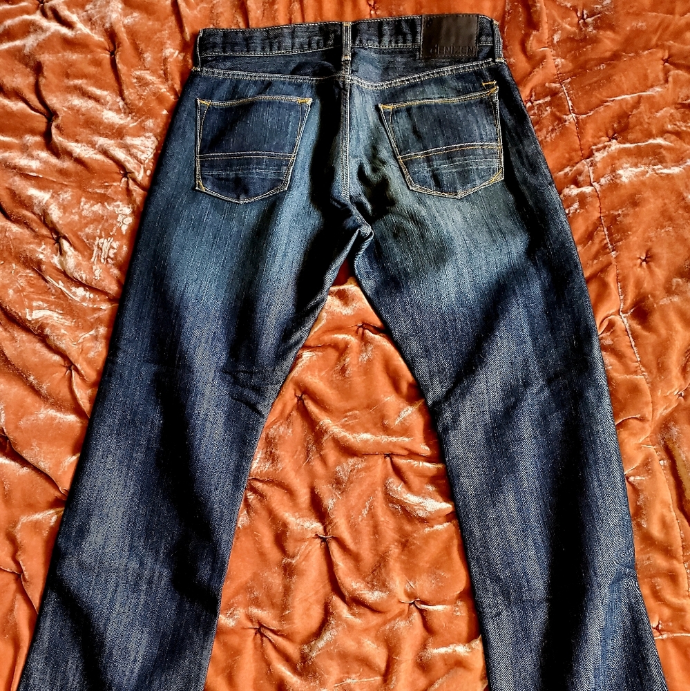 Denizen Levi Dark Blue Men's Jeans 34/30 Slim Straight Fit